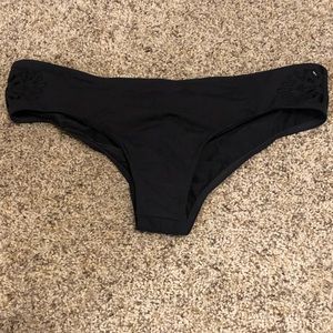 Navy Billabong navy swimsuit bottoms LARGE
